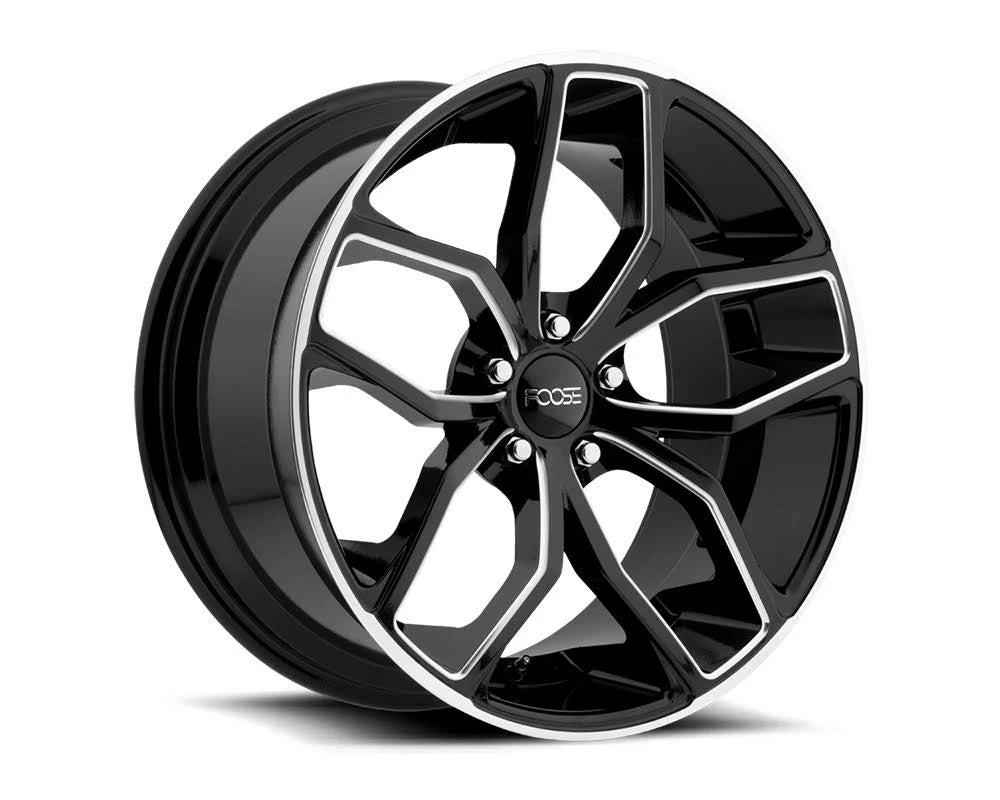 Gloss Black Milled 1-Piece Cast Wheel 20x10 5x114.3 40mm U11516