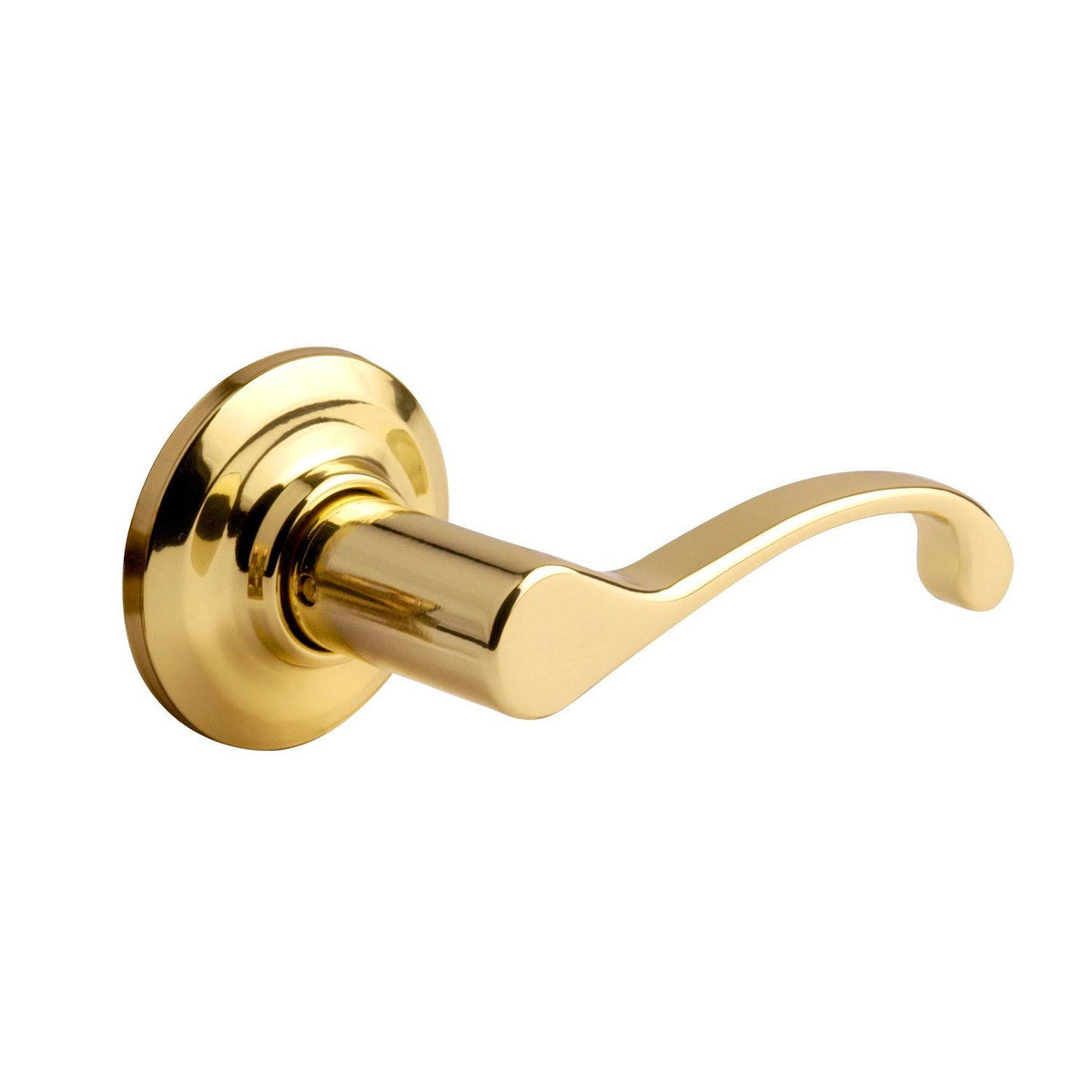 Entry Mechanical Polished Brass Lever V762409