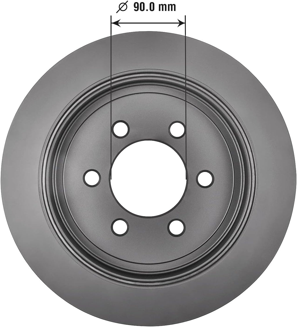 Pack of 2 Rear Brake Rotor D81737