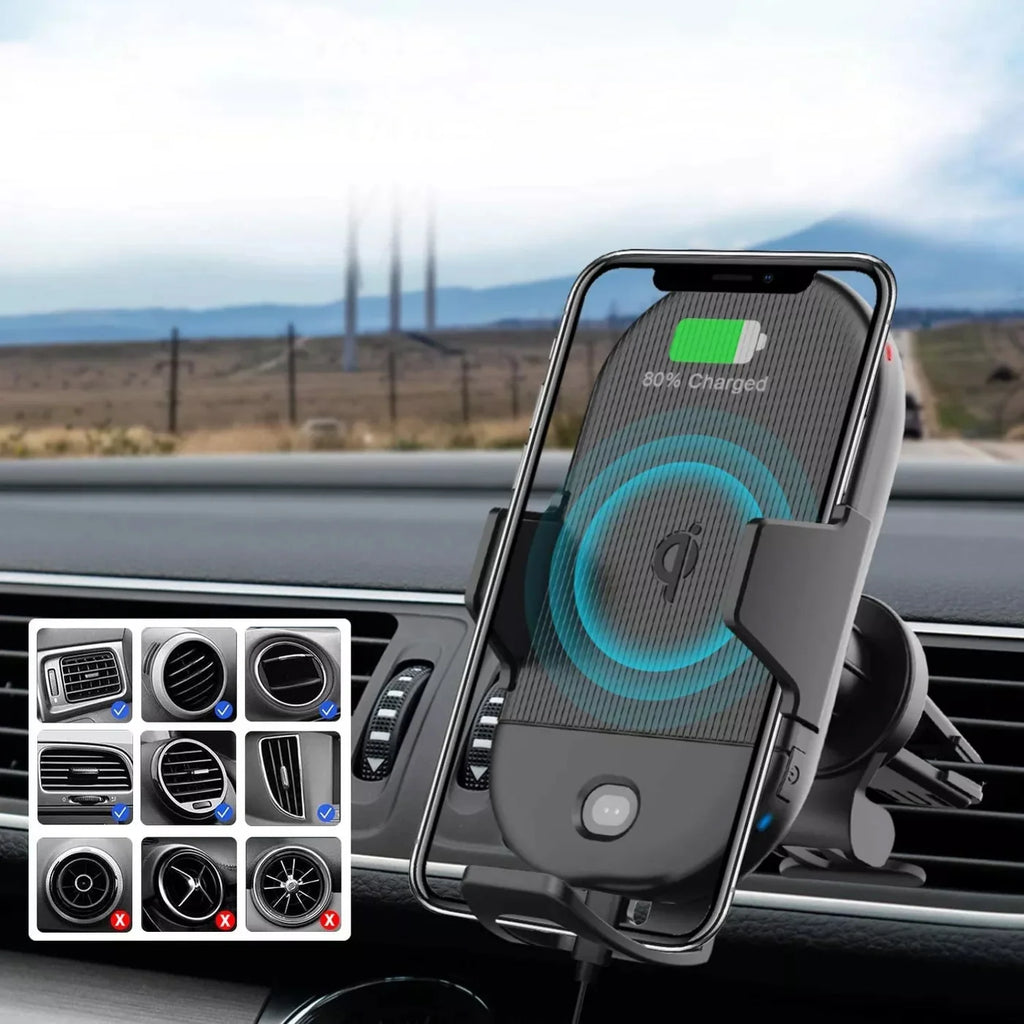 Wireless Charger Car Mount for Celero 5G Plus (2024) Q7482