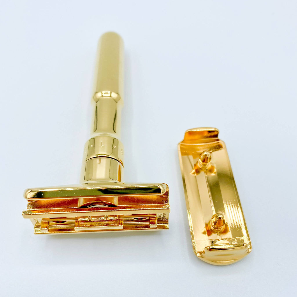 Gold Adjustable Double Edge Safety Razor R119282