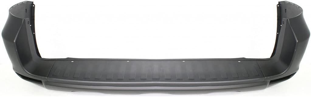 Rear Primed Bumper Cover with Flare Hole and Bumper Extension W414565