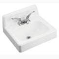 White 20x18 Right Hand Bathroom Sink O24282