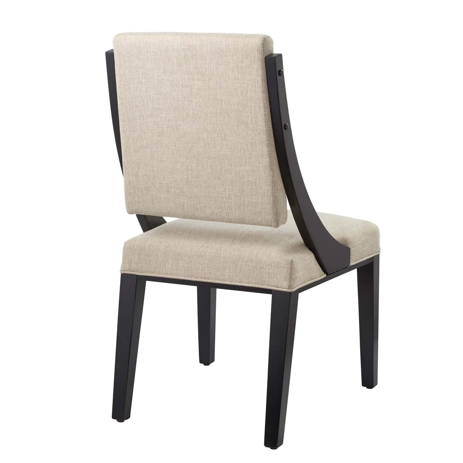 Beige Upholstered Fabric Dining Chairs, Set of 2 H797048