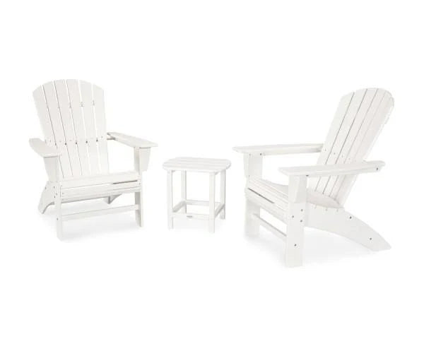 Black 3-Piece Curveback Adirondack Set O28280