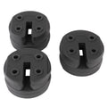6pcs Tent Shade Canopy Water Fillable Weight Plates Black X66334