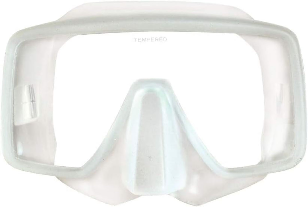 Single Lens Diving Mask With Flexible Buckle Tabs A534