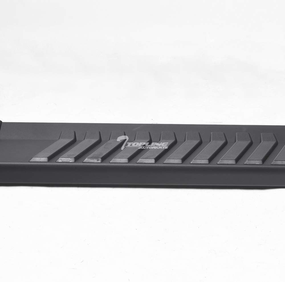 Matte Black Aluminum Side Step Rail Running Boards R1291