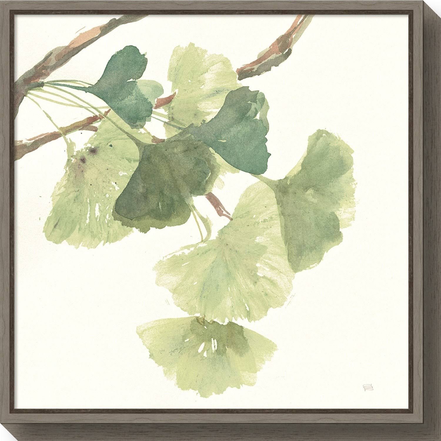 Light Graywash Framed Canvas Art B2282