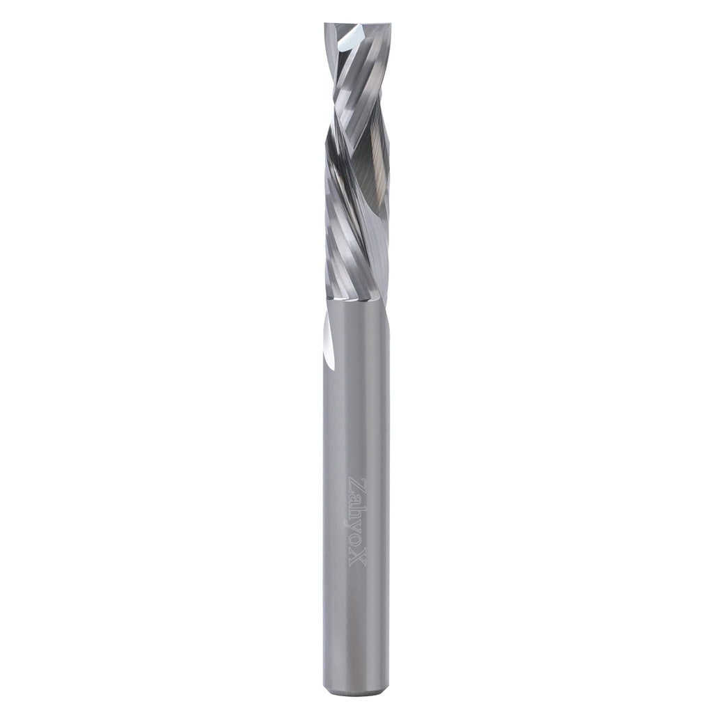 Solid Carbide Straight Router Bit, 1/4 Cutting Dia, 1/4 Shank, Pack of 2 R328