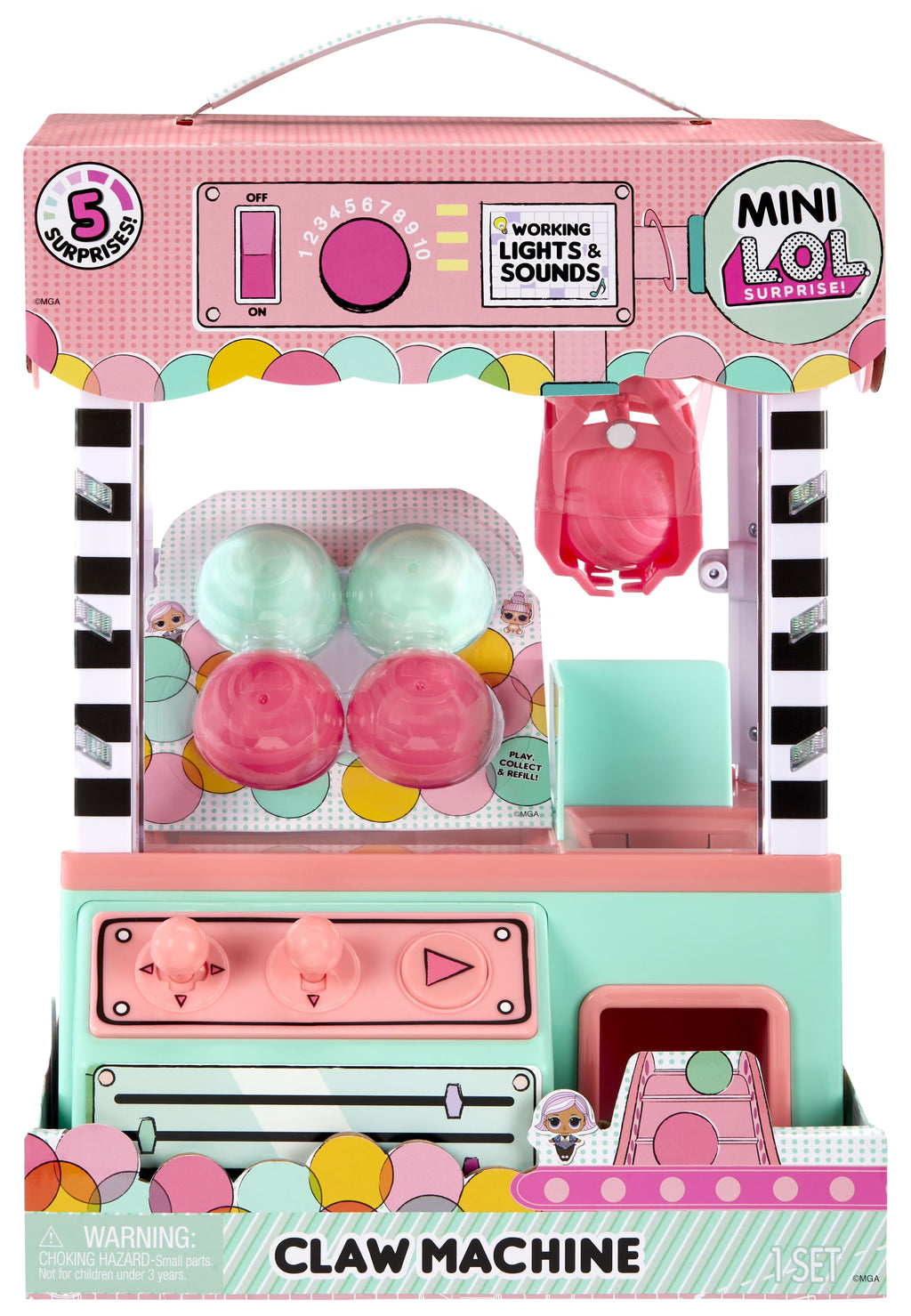 Claw Machine Playset with 5 Surprises X895722
