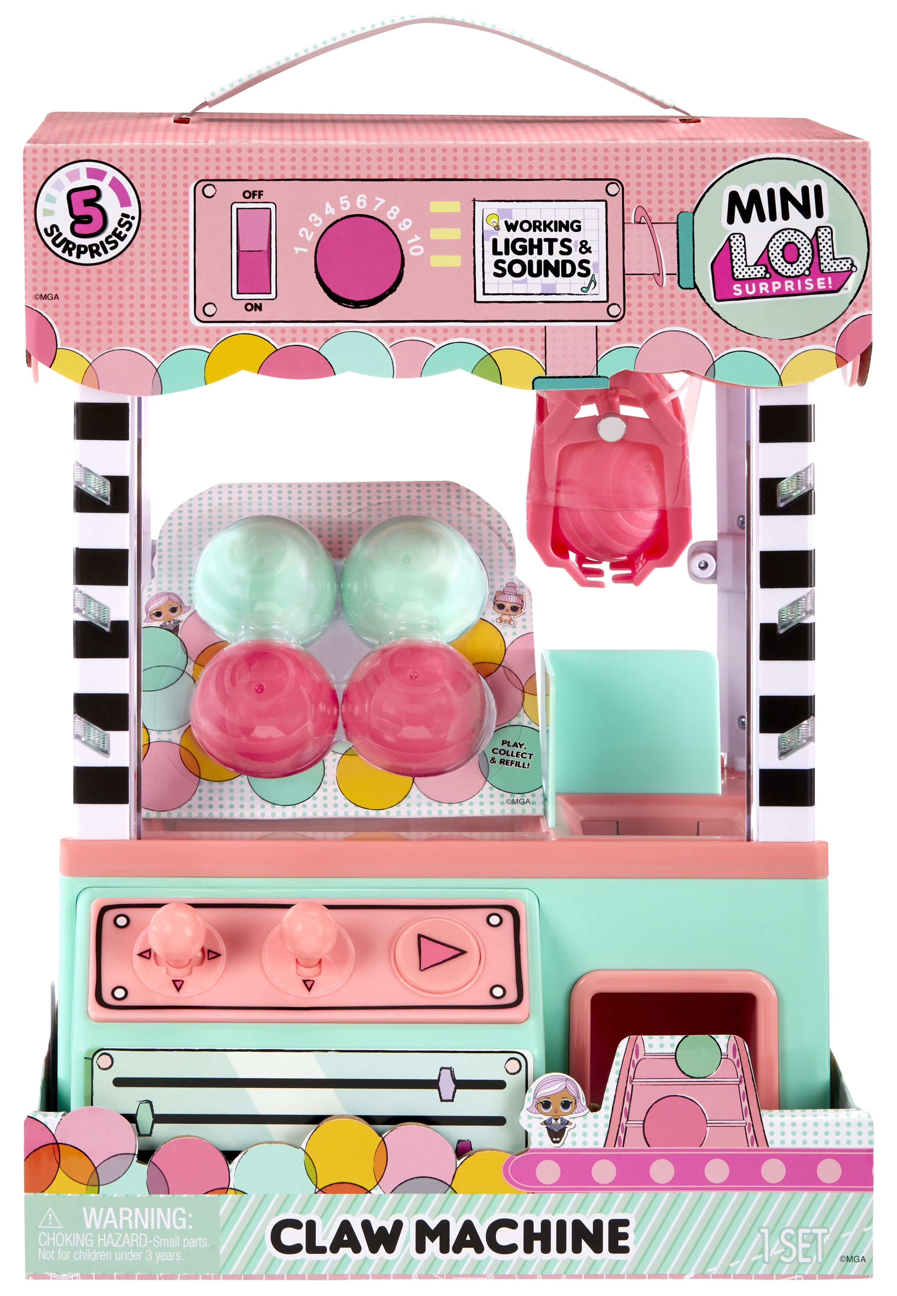 Claw Machine Playset with 5 Surprises X895722