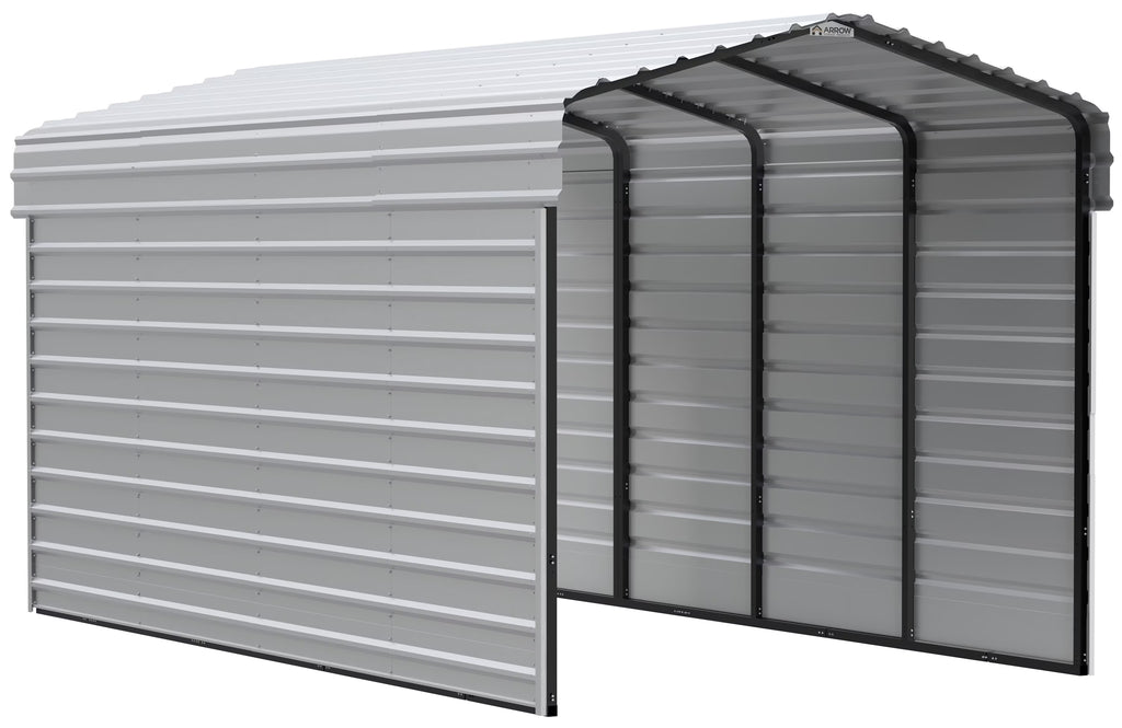 Galvanized Steel Carport Kit, 10' x 20' x 9' F33668