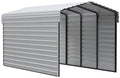 Galvanized Steel Carport Kit, 10' x 20' x 9' F33668