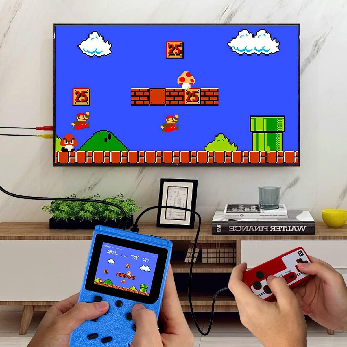 400-in-1 Retro Handheld Game Console with AV Cable F9532
