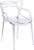 Clear Stackable Polycarbonate Dining Chair I4593