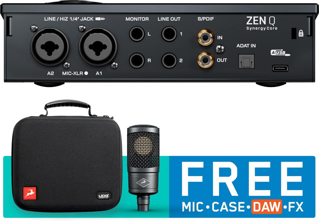 14x10 USB-C Audio Interface with Edge Solo Mic Z703