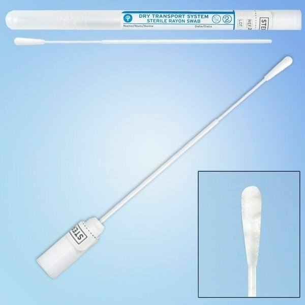 Sterile Hydraflock Swab with Transport Tube, Elongated Tip, 500/Case A156370