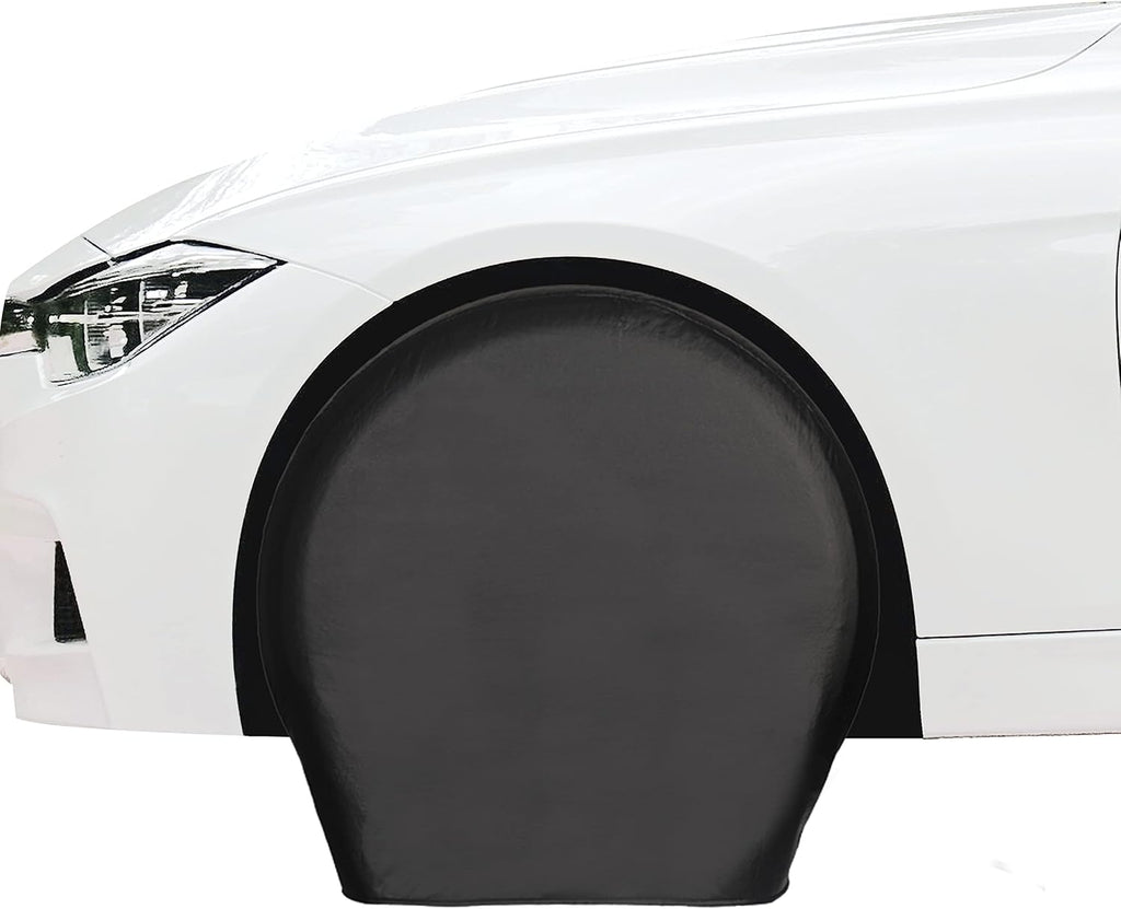 Heavy Duty Thicken Tire Covers for RV Wheel, 4 Pack, for Diameter 40"-42" Black Y76097