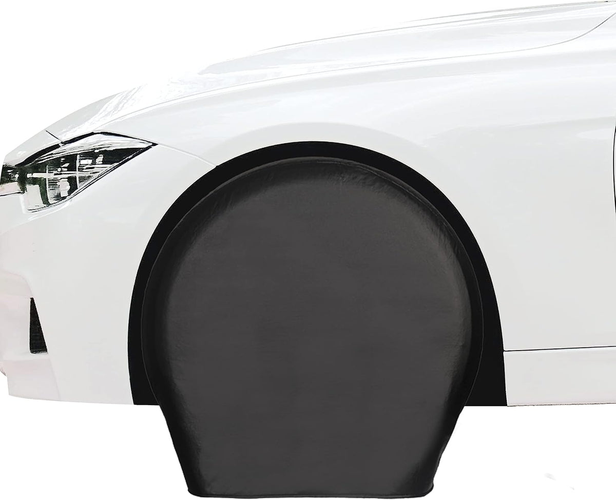 Heavy Duty Thicken Tire Covers for RV Wheel, 4 Pack, for Diameter 40"-42" Black Y76097
