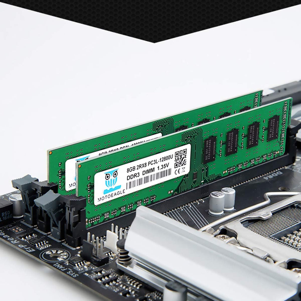 16GB Kit (2x8GB) DDR3L-1600 UDIMM Non ECC Unbuffered Desktop Memory X6800
