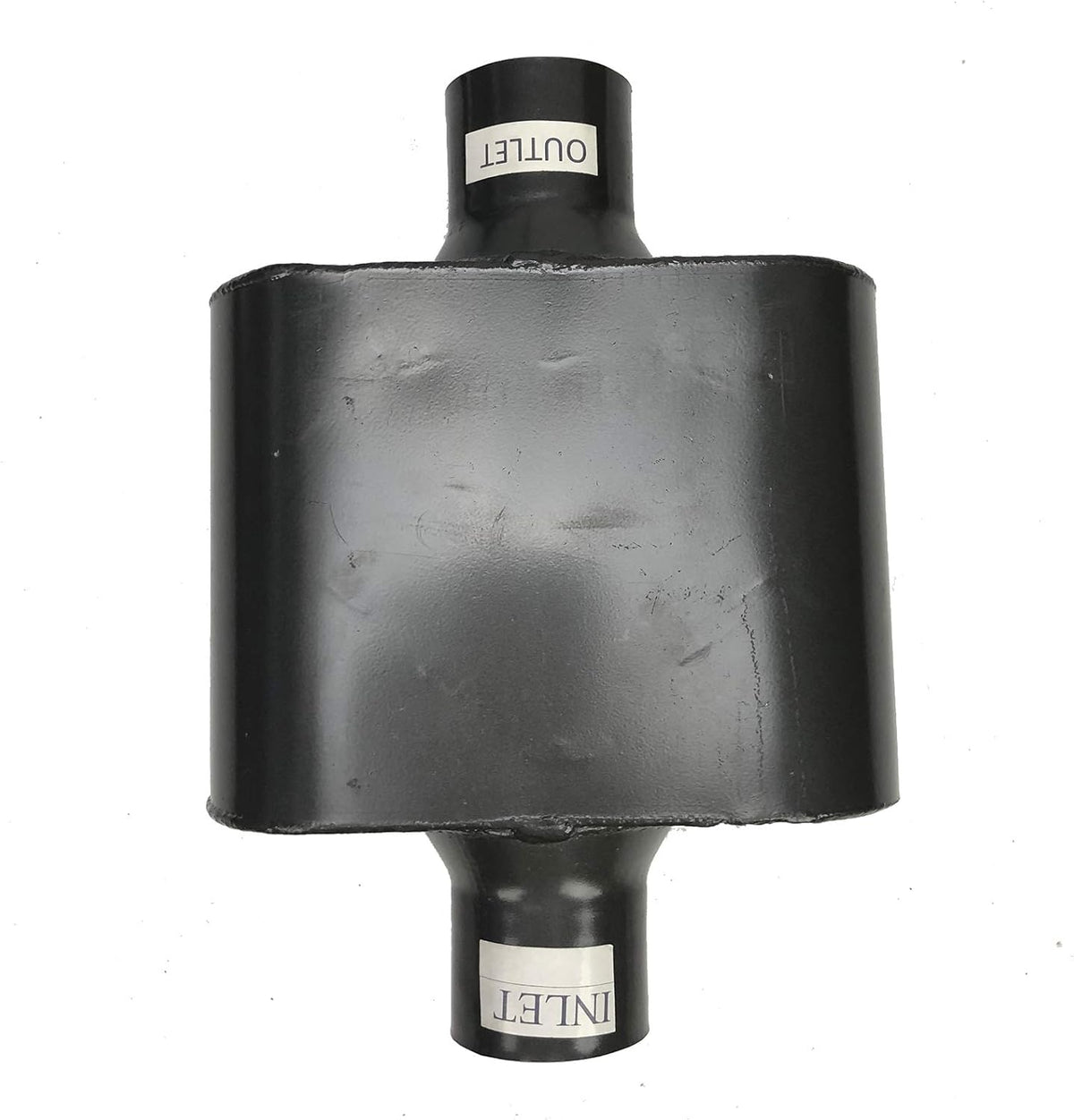 Pair of Single Chamber Performance Race Muffler 3" Center Universal Steel Muffler Pack of 2 Z817