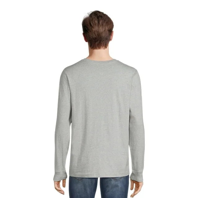 Long Sleeve Crewneck T-Shirts, 3-Pack S6296