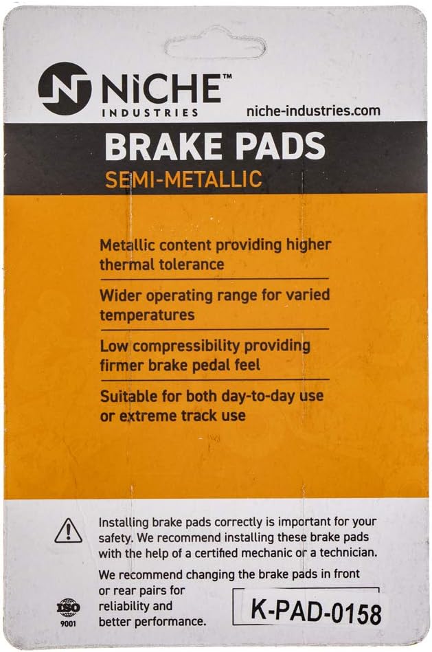 Brake Pad Set Semi-Metallic Pack of 2 X422