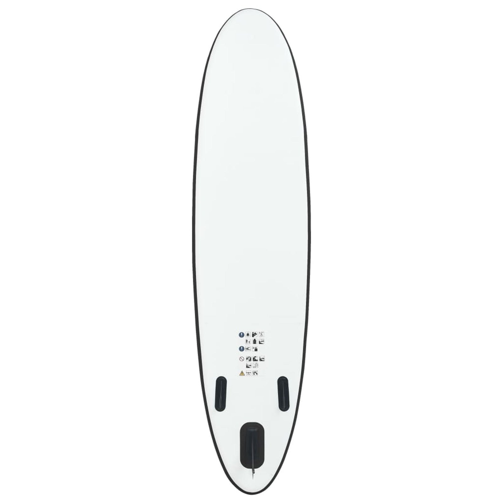 Inflatable Paddleboard Set Black and White U263691