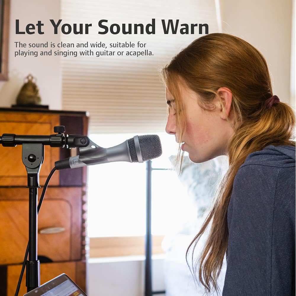 Grey Dynamic Microphone Pack of 2 A312