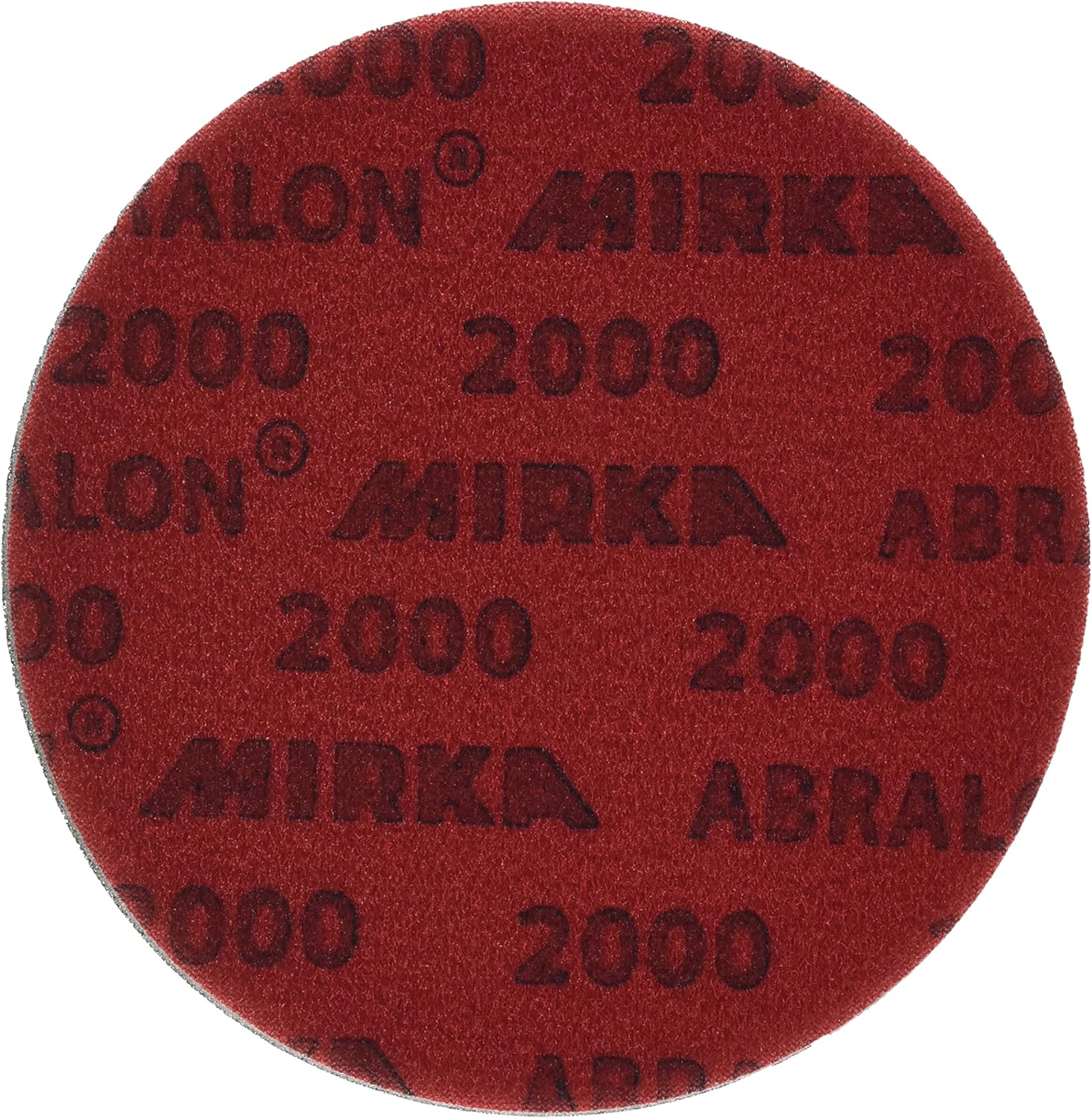 2000 Grit Foam Backed Velcro Hook Polishing Discs, 6 Inch, 20 Discs Pack of 2 I93851