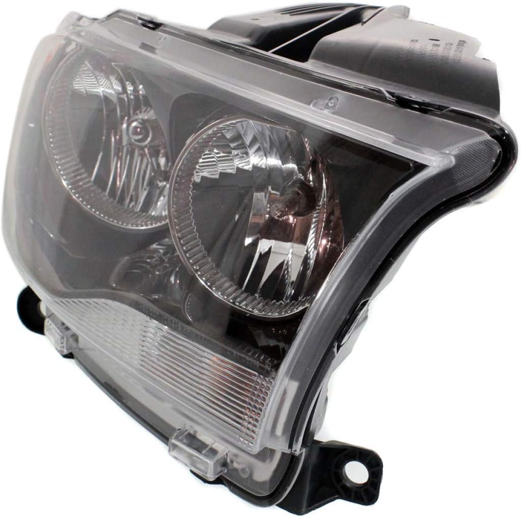 Headlight Assembly for Dodge Durango Passenger Side Black Housing K82227