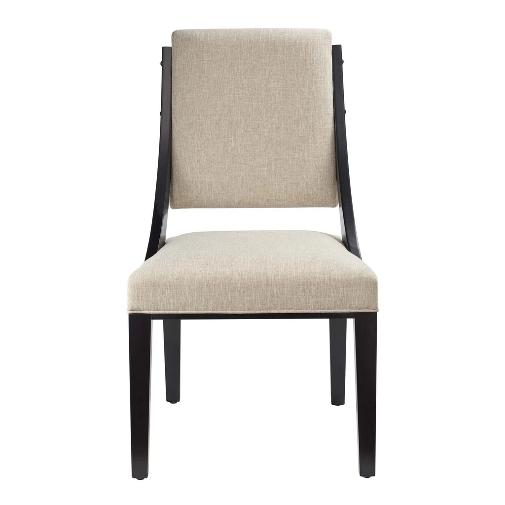 Beige Upholstered Fabric Dining Chairs, Set of 2 H797048