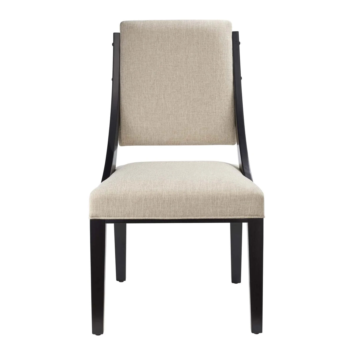 Beige Upholstered Fabric Dining Chairs, Set of 2 H797048