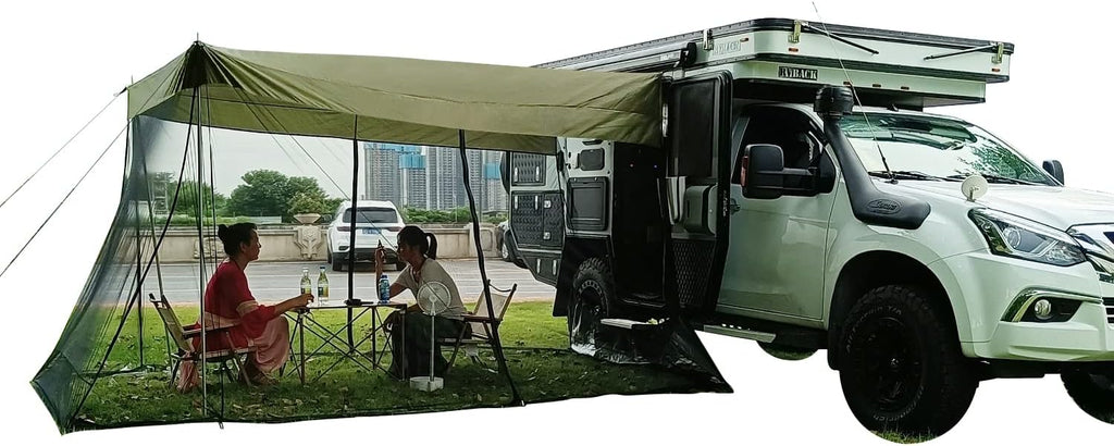Portable Rear Tent with Mosquito Net for SUV T3641