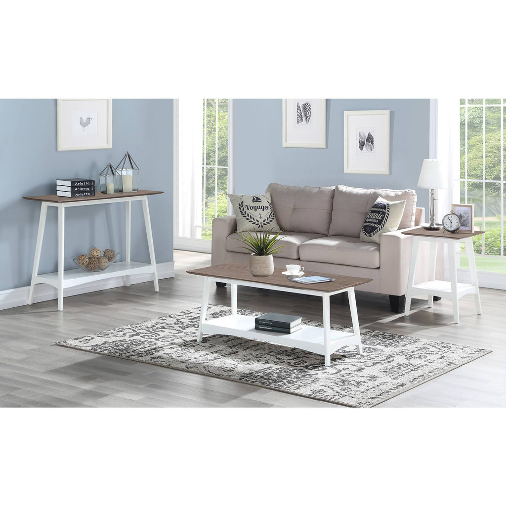 Console Table Driftwood White Y595677