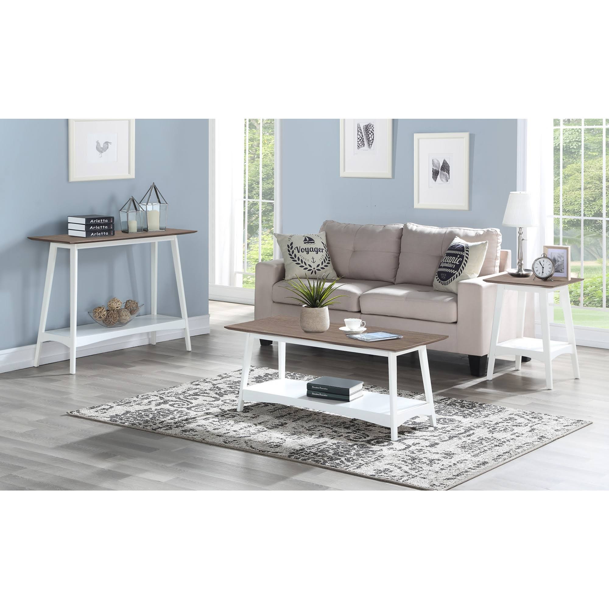Console Table Driftwood White Y595677