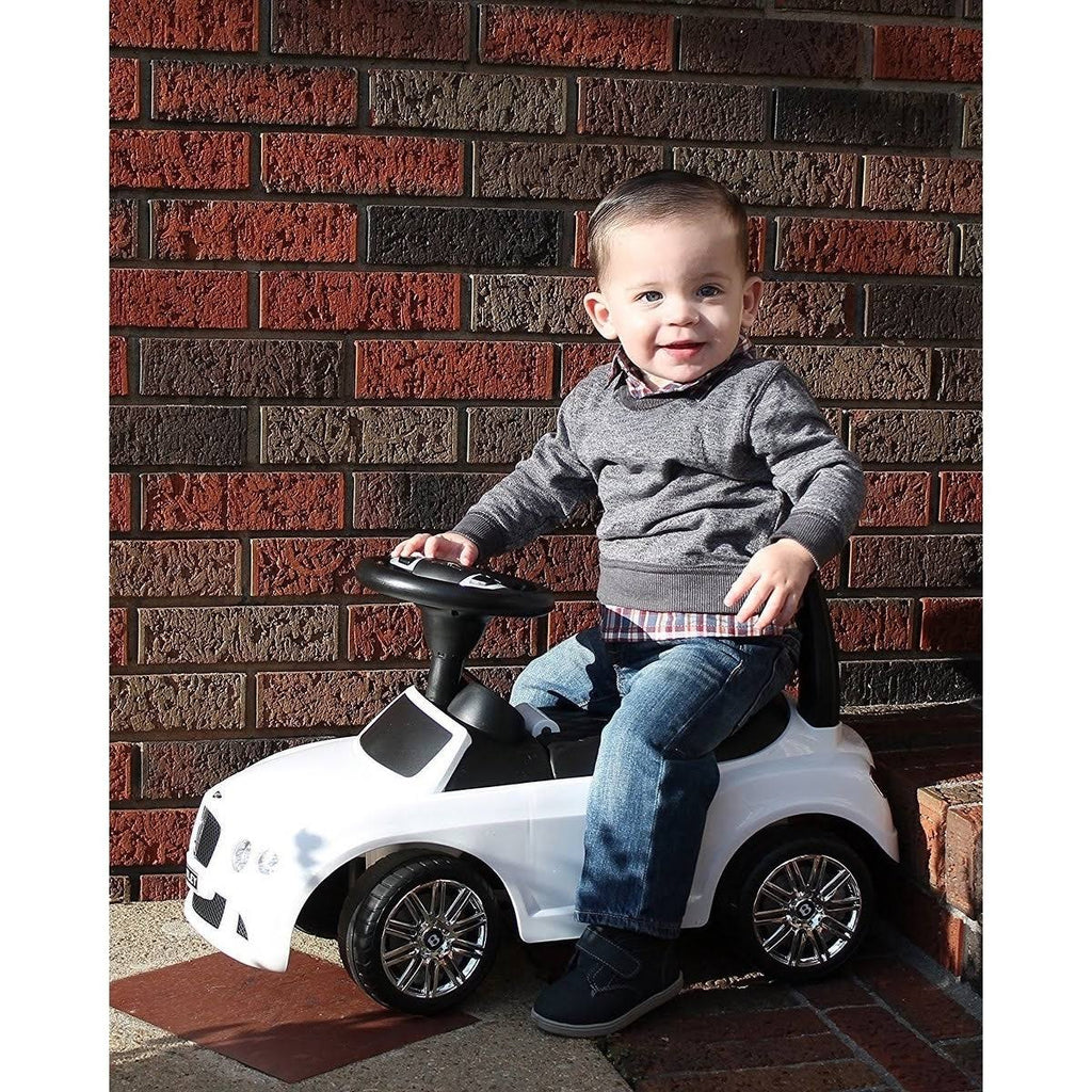 White Ride on Push Car I643929