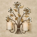 Wall Candelabra Multi Metallic Pack of 2 I403