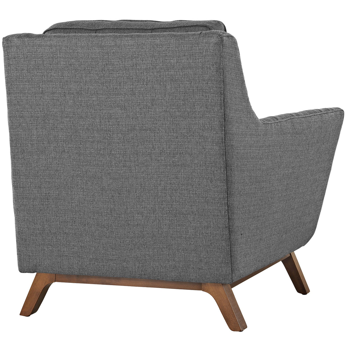 2 Piece Upholstered Fabric Living Room Set in Gray K442724