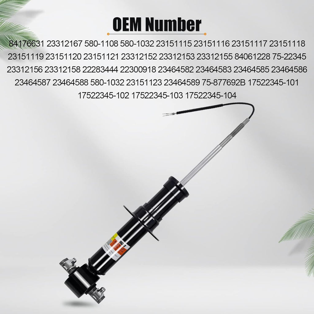 2PCS Front Shocks Absorbers Struts Electronic Magnetic Y9385