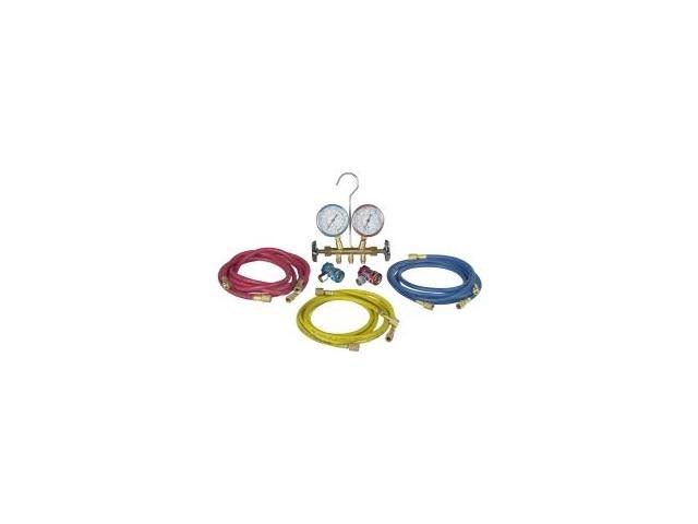 R12 and R134A Brass Manifold Set Q25636