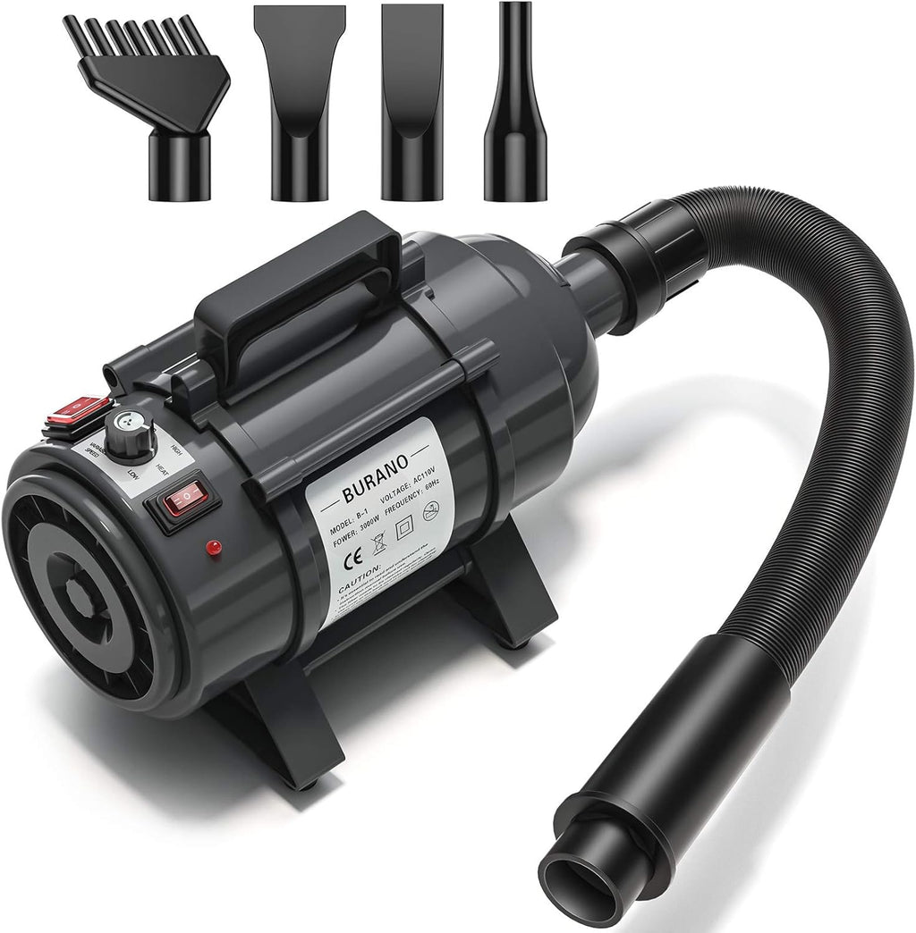 4.0HP Stepless Adjustable Speed Pet Hair Dryer with Heater Y627
