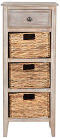 White Drawer Side Table X223982