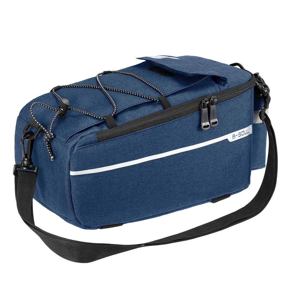 Insulated Trunk Cooler Bag Cycling Rear Rack Storage Luggage Bag Reflective MTB Bike Pannier Bag Shoulder Bag L610981