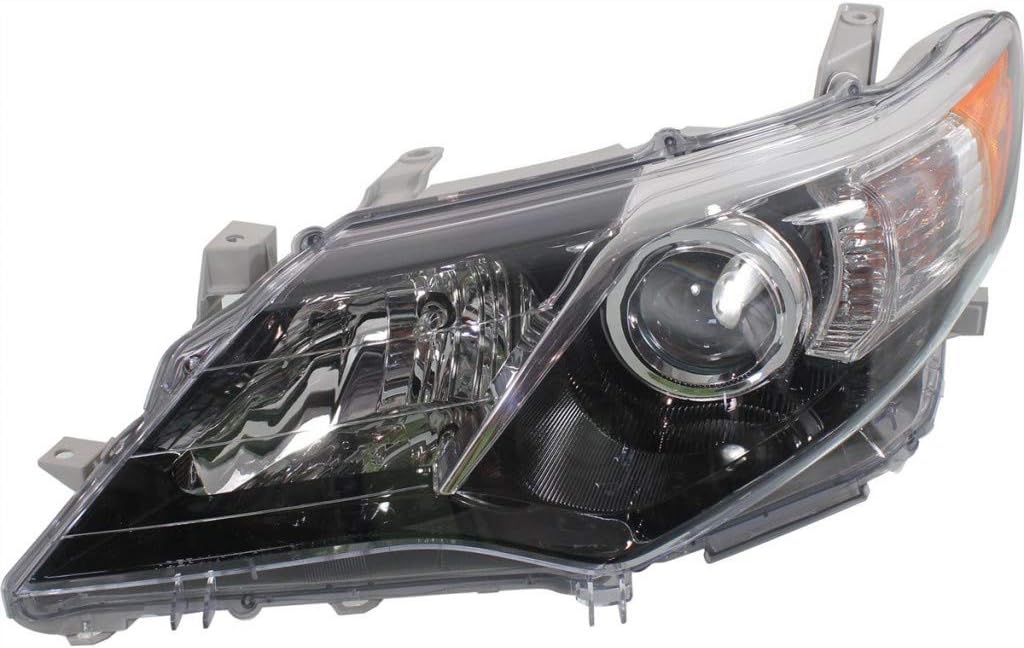 Headlight Assembly Pair for Toyota Camry 2012 2013 2014 SE Model Halogen R4610