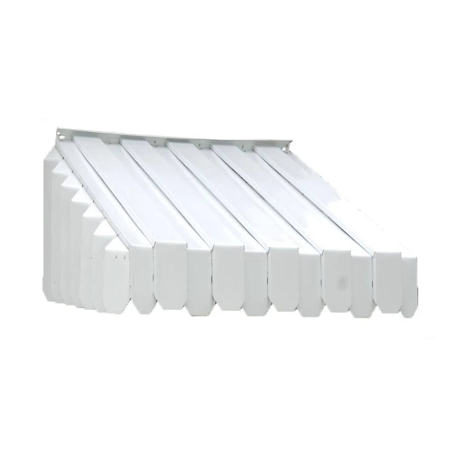 40-in Wide x 36-in Projection White Solid Slope Window/Door Fixed Awning W334