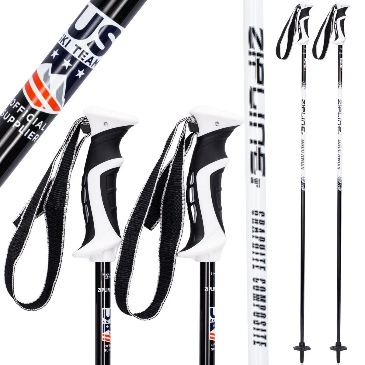 14.0 Graphite Composite Ski Poles A7489