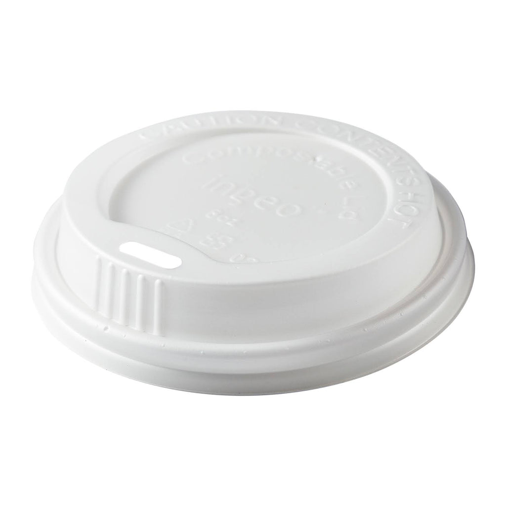 8 oz. CPLA Hot Cup Lids, Case of 1,000 G423638