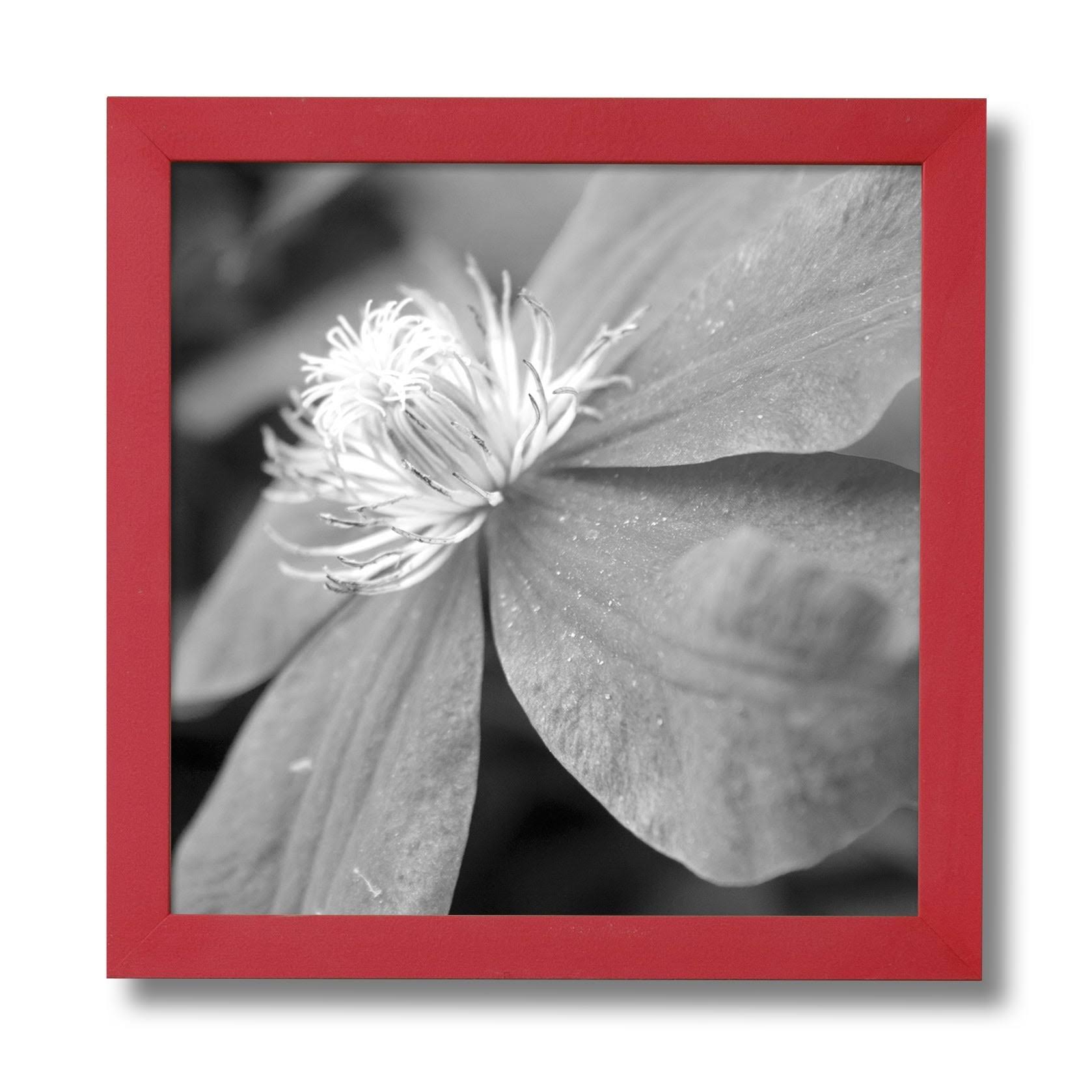 Red Painted Wood Frame Chalkboard S582